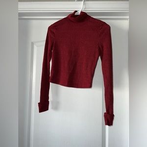 SHEIN Women’s Turtleneck Ribbed Knit Sweater - Long Sleeve, Size S, Fall/Winter